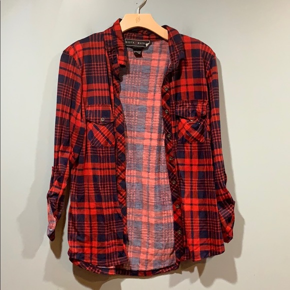 Polly & Esther Tops - ❤️ Button up flannel ❤️ 10/$25